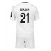 Maillot de foot Real Madrid Brahim Diaz #21 Domicile vêtements enfant 2024-25 Manches Courtes (+ pantalon court)